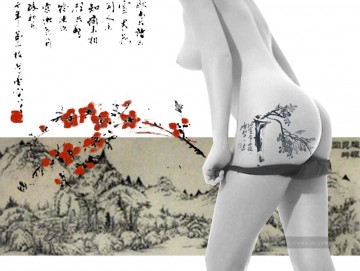 chinesische Malerei Originale Körperbilder Ölgemälde
